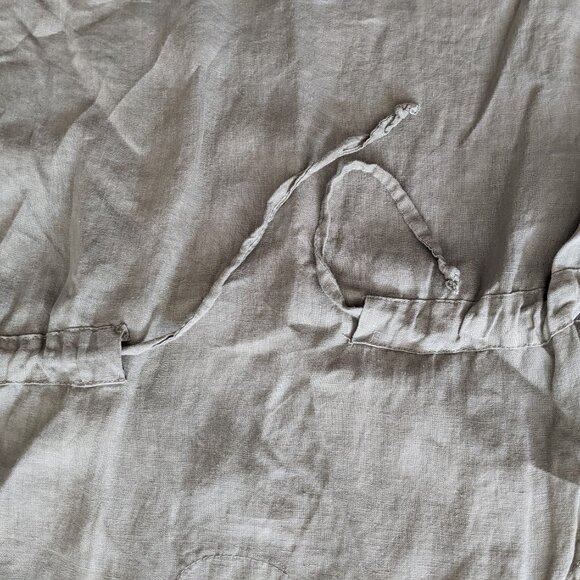 Italian short linen dress, size S - Picture 3 of 4